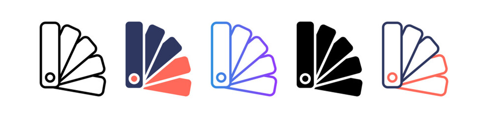 Color Swatches multiple icon