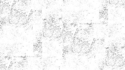 Grunge recycled paper. Crumpled paper texture with dirt and scratches, Distressed black texture. Dark grainy texture on white background.