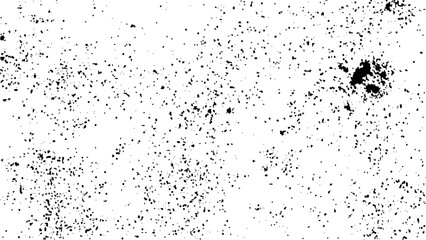 Grunge recycled paper. Crumpled paper texture with dirt and scratches, Distressed black texture. Dark grainy texture on white background.