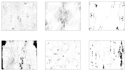 Grunge Urban Backgrounds set Grunge recycled paper. Crumpled paper texture with dirt and scratches.