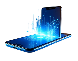 chatbot talking on transparent background, chatgpt, AI robot, artificial intelligence