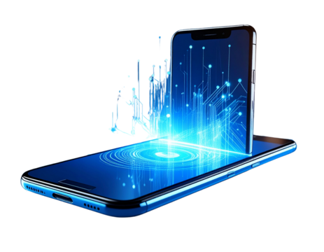 chatbot talking on transparent background, chatgpt, AI robot, artificial intelligence
