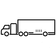 Cargo truck icon set for blogs, websites, clipart, logistics, delivery, transport, business, educational and awareness materials, presentations