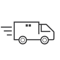 Delivery van icon set for blogs, websites, clipart, logistics, transport, shipping, business, educational and awareness materials, presentations