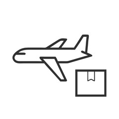 Air freight plane icon set for blogs, websites, clipart, cargo, logistics, delivery, transport, business, educational and awareness materials