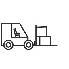 Forklift icon set for blogs, websites, clipart, warehouse, logistics, transport, business, educational and awareness materials, presentations
