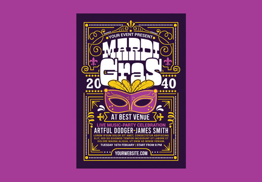 Mardi Gras Flyer