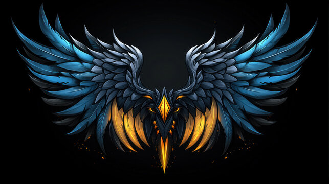 Blue & Gold Wings