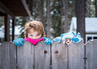 In the snow