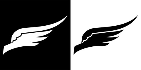 Eagle icon vector illustration. silhouette icon
