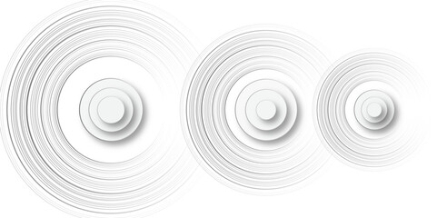 Abstract Computer technology background. network visual connection. black minimal circular abstract dynamic lines isolated on black background. Future technology banner concept. vector illustration.