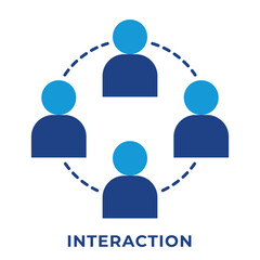 Single Icon Interaction. Perfect for Presentation, Website, apps, etc. Icon Blue Style
