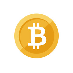 Bitcoin Cryptocurrency Icon - Digital Finance