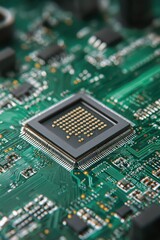 Close-up circuit board detail