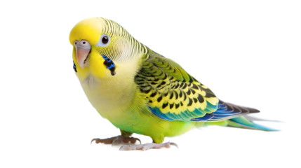 Focused Parrot Lifts Off