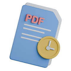 Version history timeline 3D Icon colorful design