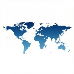 Fototapeta premium Global Map Illustration, World Geography, Visual Representation, Artistic Design, Subtle Colors