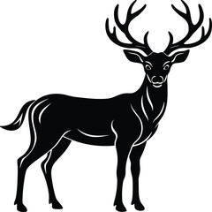 Dear Silhouette Vector Art 