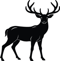 Dear Silhouette Vector Art 