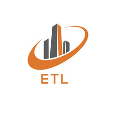 Classic Shield Logo with Stars and ETL Letters – Premium Badge or Security Brand Identity. ETL Letter Logo.
