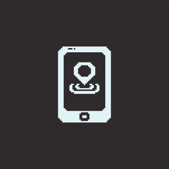 this is phone icon in pixel art with simple color and black background ,this item good for presentations,stickers, icons, t shirt design,game asset,logo and your project