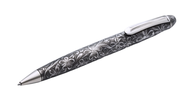 Floral Engraved Pen