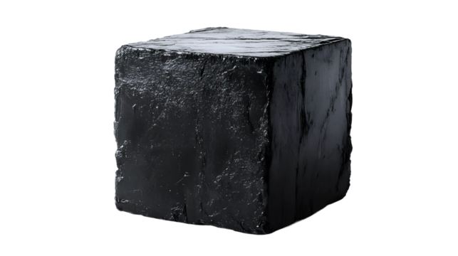 Solid Tar Material Block