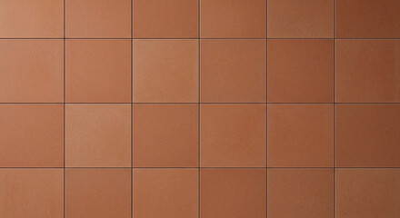 Matte Terracotta Tile Pattern