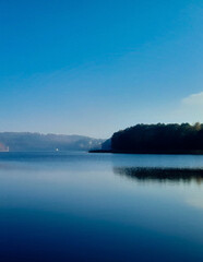 Ostrzyckie lake Kashubia in northern Poland.