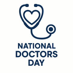 National Doctors Day - India Tribute Vector Design


