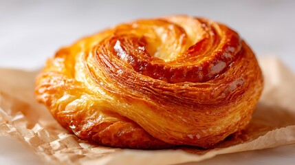 Golden Puff Pastry Swirl