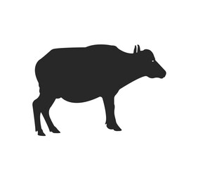 Vector cow icon illustration image