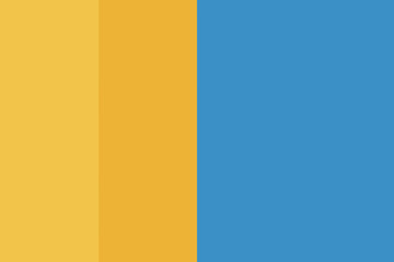 Obraz premium Abstract composition featuring yellow and blue colors in minimalist background design