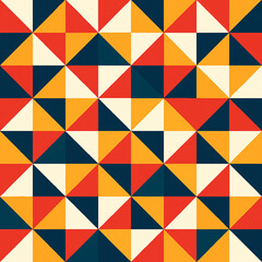 A visually striking seamless pattern composed of large, overlapping circles. 