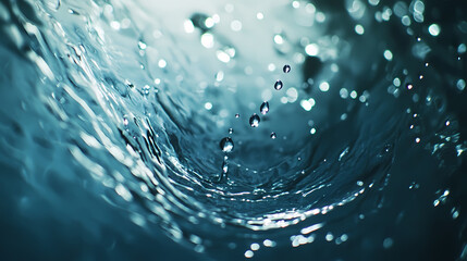 Obraz premium Water Splashing Dynamically