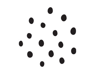 Abstract scattered dots pattern for background or texture design