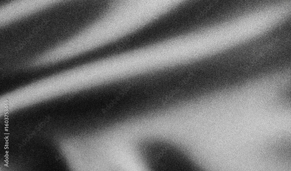 Aufkleber gradient grey black white monochrome background abstract color grain texture noise surface grainy