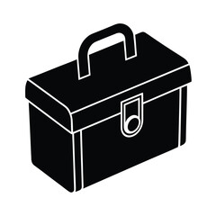 metal-toolbox-icon-with-handle-and-lock-include-af.eps