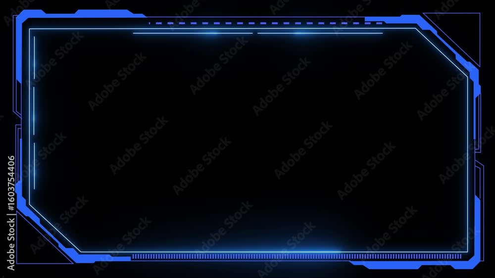 Aufkleber hud display screen frames, info boxes and ui interface of future technology, modern user interface e