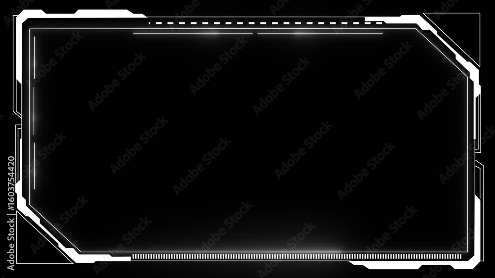 Poster hud display screen frames, info boxes and ui interface of future technology, modern user interface e