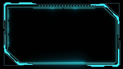 HUD display screen frames, info boxes and UI interface of future technology, modern user interface elements, hud control panel. High tech screen digital hologram window, gaming menu cyber . - Powered by Adobe