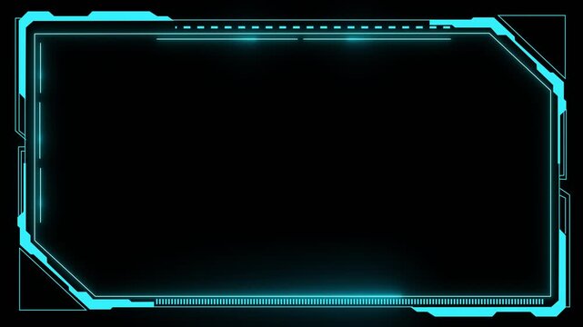 HUD display screen frames, info boxes and UI interface of future technology, modern user interface elements, hud control panel. High tech screen digital hologram window, gaming menu cyber .