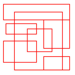 Line abstract background