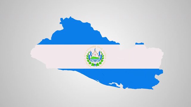 Map of El Salvador mapa de el salvador animaci&oacute;n de mapa country el salvador el salvador Centroam&eacute;rica