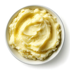 Creamy Mashed Potatoes in a Bowl