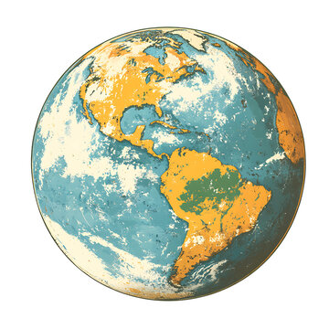 Vintage Earth Png
