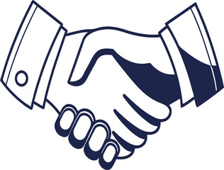 Handshake vector illustration