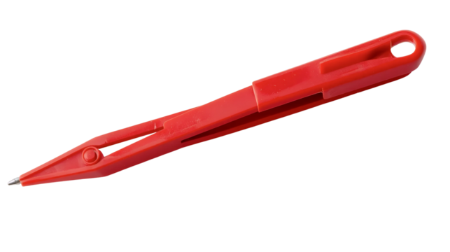 Bold Red Peg Closeup