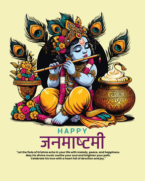 Janmashtami na divse janmya Kanha, bhakti ane umang thi bharelo pavitra parv chhe.
