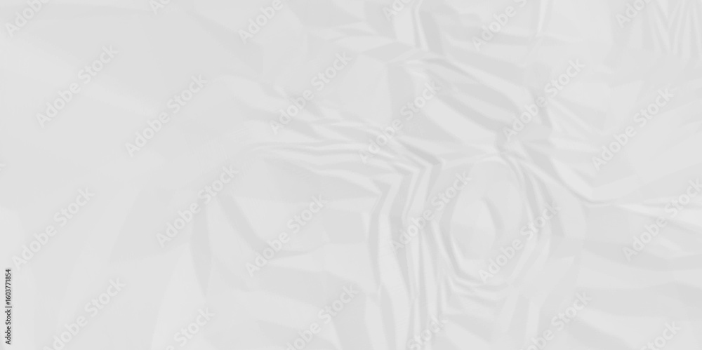 Poster white crumpled paper texture. white wrinkled paper texture. white paper texture. white crumpled and 